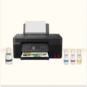 Canon® PIXMA™ G3270 MegaTank Wireless Inkjet All-In-One Color Printer, Black