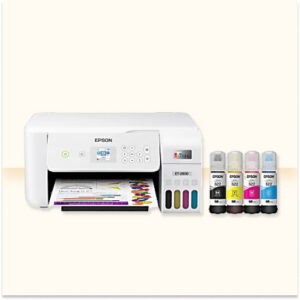 Epson® EcoTank® ET-2800 All-in-One Supertank Color Printer, White